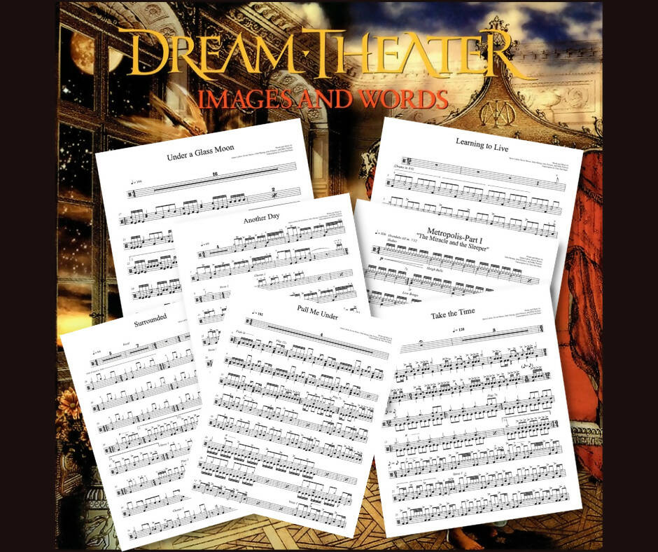 Surrounded Dream Theater Drum Sheet Music Chris DeChiara