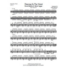 Dancing in the Street - David Bowie & Mick Jagger - Full Drum Transcription / Drum Sheet Music - DrumScoreWorld.com