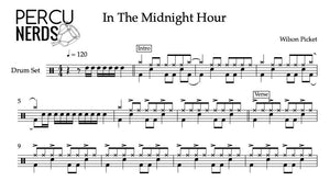 In the Midnight Hour - Wilson Pickett - Full Drum Transcription / Drum Sheet Music - Percunerds Transcriptions