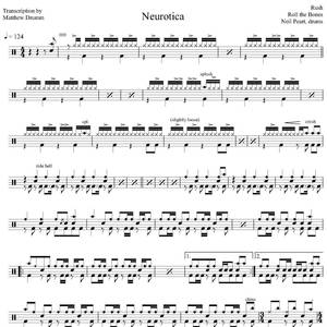 Neurotica - Rush - Collection of Drum Transcriptions / Drum Sheet Music - Drumm Transcriptions