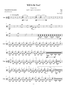 Will It Be You? (Chapter Four) - Saga - Full Drum Transcription / Drum Sheet Music - Jaslow Drum Sheets