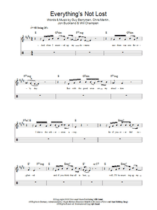 Everything's Not Lost - Coldplay - Full Drum Transcription / Drum Sheet Music - SheetMusicDirect D