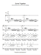 Come Together - The Beatles - Full Drum Transcription / Drum Sheet Music - SheetMusicDirect D