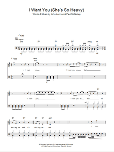 I Want You (She's so Heavy) - The Beatles - Full Drum Transcription / Drum Sheet Music - SheetMusicDirect D