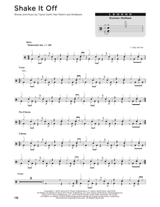 clarinet sheet music for taylor swift shake it off
