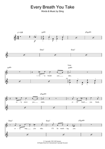 Every Breath You Take - The Police - Full Drum Transcription / Drum Sheet Music - SheetMusicDirect D
