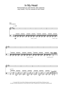 In My Head - Queens of the Stone Age - Full Drum Transcription / Drum Sheet Music - SheetMusicDirect D