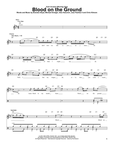 Blood on the Ground - Incubus - Full Drum Transcription / Drum Sheet Music - SheetMusicDirect DT