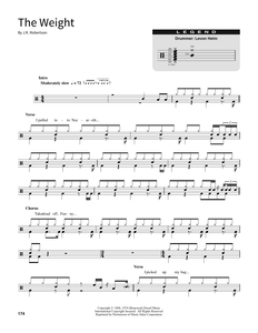 The Weight - The Band - Full Drum Transcription / Drum Sheet Music - SheetMusicDirect SORD