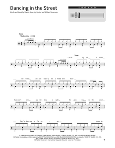 Dancing in the Street - Martha Reeves and the Vandellas - Full Drum Transcription / Drum Sheet Music - SheetMusicDirect SORD