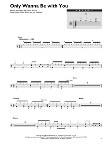 Only Wanna Be with You - Hootie & The Blowfish - Full Drum Transcription / Drum Sheet Music - SheetMusicDirect DT