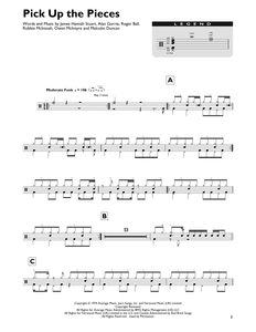 Pick Up the Pieces - Average White Band - Full Drum Transcription / Drum Sheet Music - SheetMusicDirect DT427088