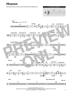 Heaven - Los Lonely Boys - Full Drum Transcription / Drum Sheet Music - SheetMusicDirect DT