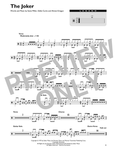 The Joker - Steve Miller Band - Full Drum Transcription / Drum Sheet Music - SheetMusicDirect DT