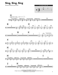 Sing, Sing, Sing - Benny Goodman - Full Drum Transcription / Drum Sheet Music - SheetMusicDirect DT426910