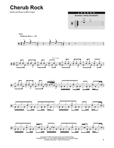 Cherub Rock - The Smashing Pumpkins - Full Drum Transcription / Drum Sheet Music - SheetMusicDirect DT