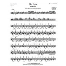 Mz. Hyde - Halestorm - Full Drum Transcription / Drum Sheet Music - DrumScoreWorld.com
