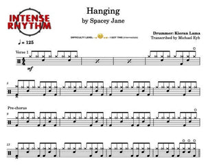 Hanging - Spacey Jane - Full Drum Transcription / Drum Sheet Music - Intense Rhythm Drum Studios