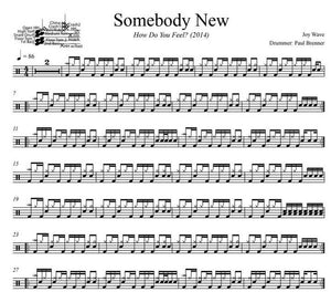 Somebody New - Joywave - Full Drum Transcription / Drum Sheet Music - DrumSetSheetMusic.com