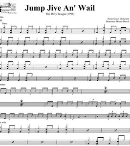 Jump Jive An' Wail - Brian Setzer Orchestra - Full Drum Transcription / Drum Sheet Music - DrumSetSheetMusic.com