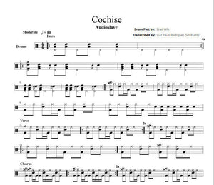 Cochise - Audioslave - Full Drum Transcription / Drum Sheet Music - Smdrums