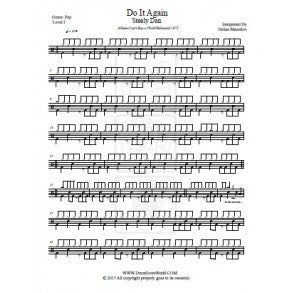 Do It Again - Steely Dan - Full Drum Transcription / Drum Sheet Music - DrumScoreWorld.com