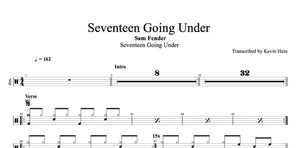 Seventeen Going Under - Sam Fender - Full Drum Transcription / Drum Sheet Music - Kevin Hein Drums