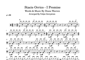 I Promise - Stacie Orrico - Full Drum Transcription / Drum Sheet Music - SheetMusicDirect D