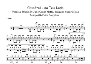 Ao Teu Lado - Catedral - Full Drum Transcription / Drum Sheet Music - SheetMusicDirect D