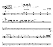 Immortals - Fall Out Boy - Simplified Drum Transcription / Drum Sheet Music - DrumSetSheetMusic.com