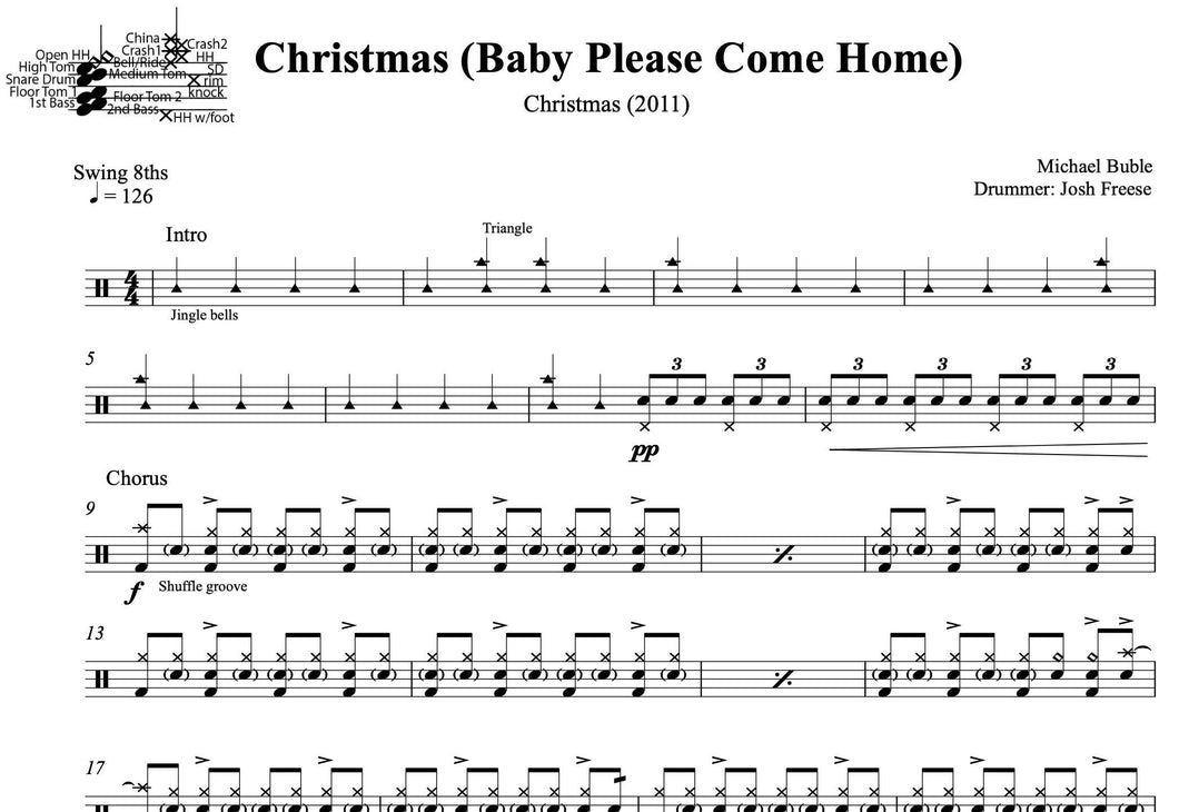 Christmas Baby Please Come Home Sheet Music 
