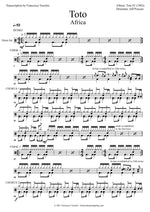 Africa - Toto - Full Drum Transcription / Drum Sheet Music - Francis' Drumming Blog