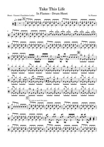 Take This Life - In Flames - Full Drum Transcription / Drum Sheet Music - Vince’s Scores