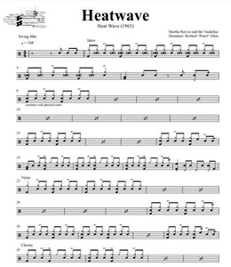Heatwave - Martha Reeves and the Vandellas - Full Drum Transcription / Drum Sheet Music - DrumSetSheetMusic.com