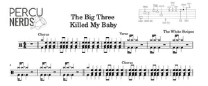 The Big Three Killed My Baby - The White Stripes - Full Drum Transcription / Drum Sheet Music - Percunerds Transcriptions