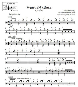 Heart of Glass - Blondie - Full Drum Transcription / Drum Sheet Music - Andy Thurston