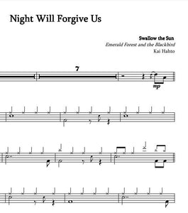 Night Will Forgive Us - Swallow the Sun - Full Drum Transcription / Drum Sheet Music - Jaslow Drum Sheets