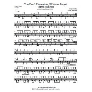 You Don't Remember, I'll Never Forget - Yngwie Malmsteen - Full Drum Transcription / Drum Sheet Music - DrumScoreWorld.com
