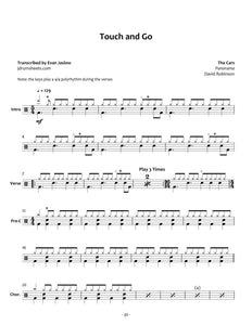 Touch and Go - The Cars - Full Drum Transcription / Drum Sheet Music - Jaslow Drum Sheets