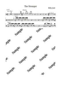 The Stranger - Billy Joel - Full Drum Transcription / Drum Sheet Music - KiwiDrums