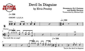 (You're The) Devil in Disguise - Elvis Presley - Full Drum Transcription / Drum Sheet Music - Intense Rhythm Drum Studios