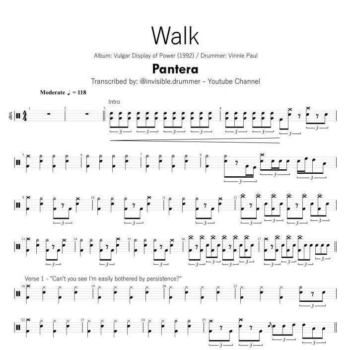 Pantera - Walk  Pantera, Music videos, Songs