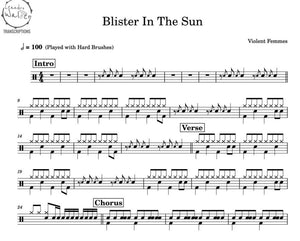 Blister in the Sun - Violent Femmes - Full Drum Transcription / Drum Sheet Music - Percunerds Transcriptions