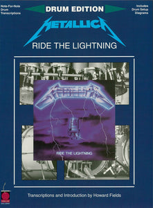Ride the Lightning - Metallica - Collection of Drum Transcriptions / Drum Sheet Music - Cherry Lane Music MRLD