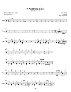 A Apolitical Blues - Van Halen - Full Drum Transcription / Drum Sheet Music - Jaslow Drum Sheets