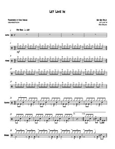 Let Love In - Goo Goo Dolls - Full Drum Transcription / Drum Sheet Music - Jaslow Drum Sheets