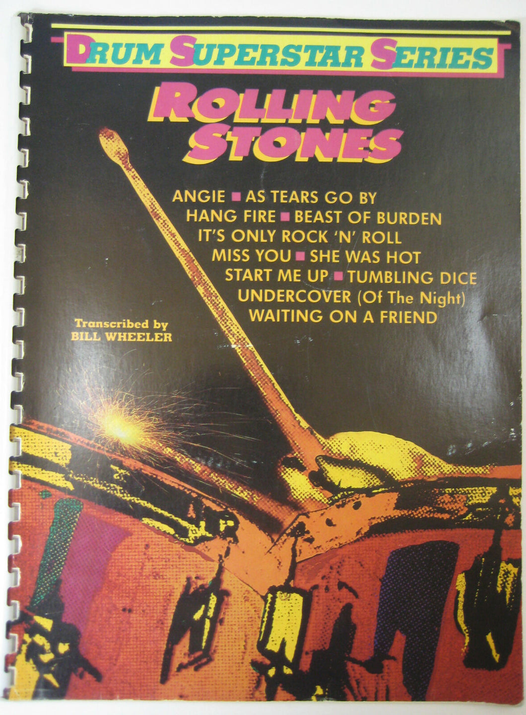 Tumbling Dice - The Rolling Stones - Collection of Drum Transcriptions / Drum Sheet Music - Warner Bros. RSDSS