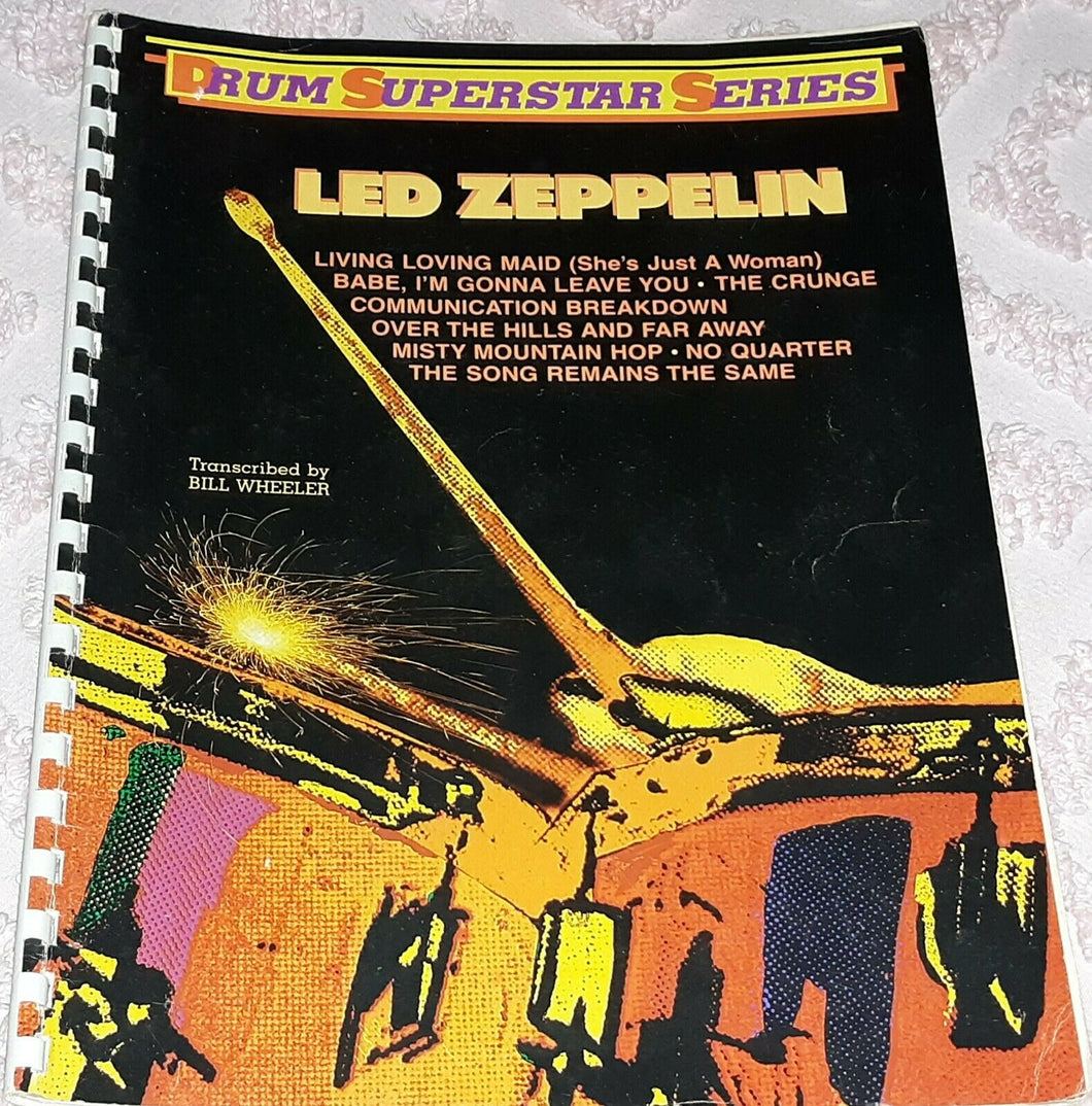 Over the Hills and Far Away - Led Zeppelin - Collection of Drum Transcriptions / Drum Sheet Music - Alfred Music LZDSS