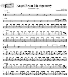 Angel from Montgomery - Bonnie Raitt - Full Drum Transcription / Drum Sheet Music - DrumSetSheetMusic.com