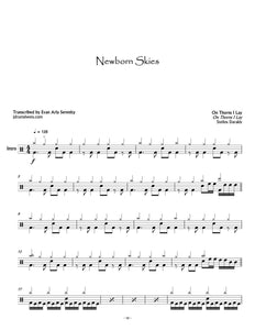 Newborn Skies - On Thorns I Lay - Full Drum Transcription / Drum Sheet Music - Jaslow Drum Sheets